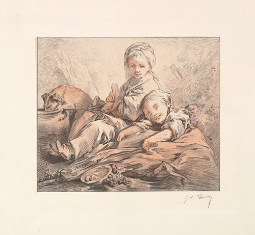 Two Seated Children