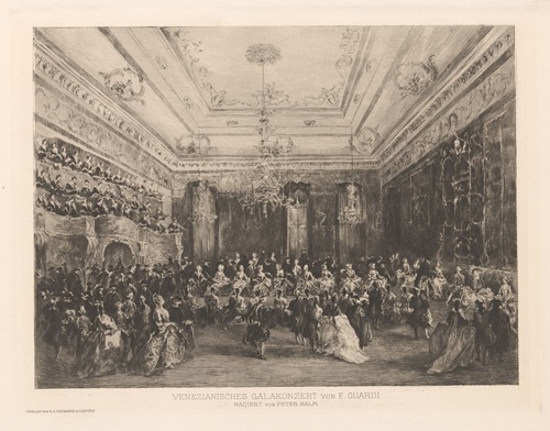 Venezianisches Galakonzert von F. Guardi