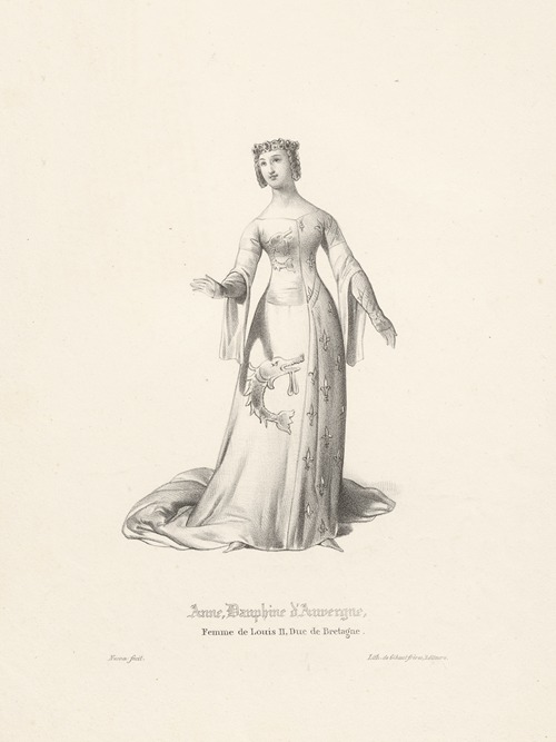 Anne, dauphine d’Auvergne, femme de Louis II, duc de Bretagne