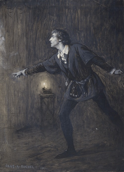 Hamlet, I, 5, as performed at the Adelphi, Ham; ‘Where wilt thou lead me’