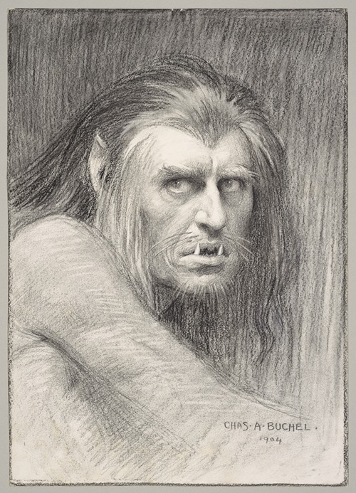 The tempest at His Majesty’s Theatre, Herbert Beerbohm Tree as Caliban
