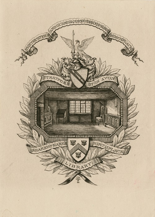 The trustees and guardians of Shakespeare’s birthplace, Stratford upon Avon, Shakespeare’s birthplace library
