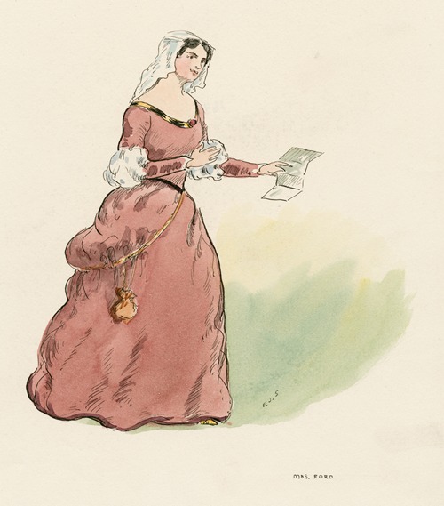 Costumes for Merchant of Venice, Merry wives of Windsor, and Twelfth night Pl.05