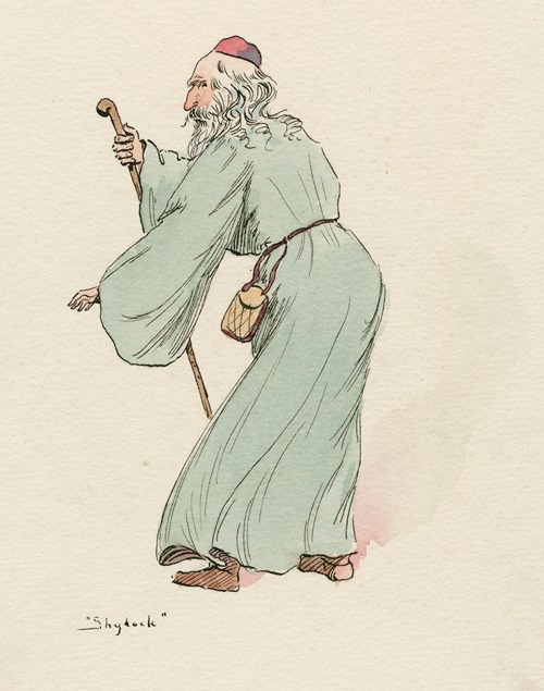Costumes for Merchant of Venice, Merry wives of Windsor, and Twelfth night Pl.08