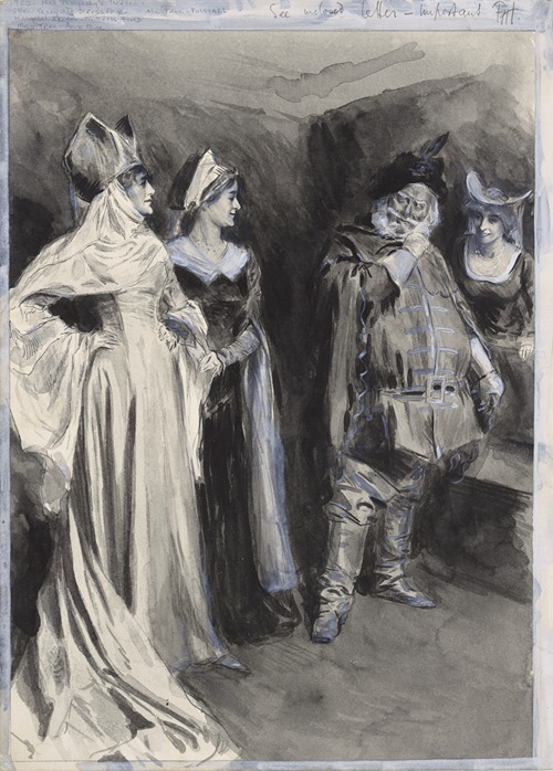 Merry wives of Windsor, Miss Ellen Terry as Mistress Page, Margaret Kendal as Mistress Ford
