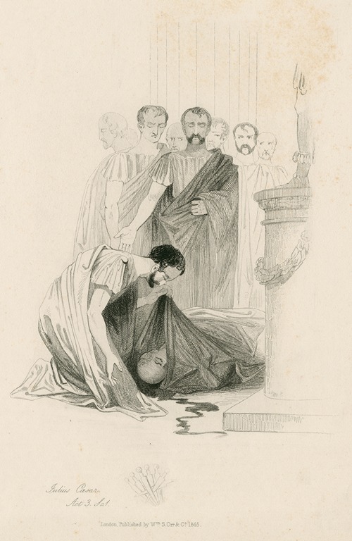 Julius Caesar, act 3 sc. 1, Antony; How like a deer, stricken by many princes, Dost thou here lie!