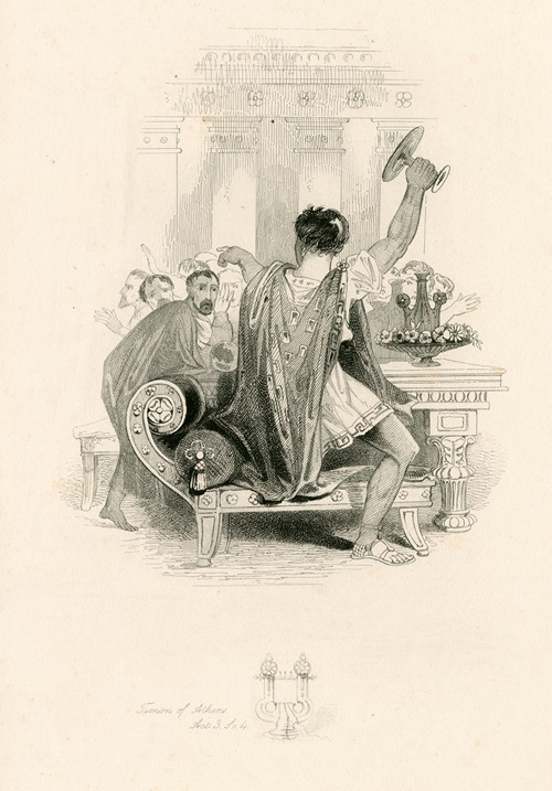 Timon; May you a better feast never behold… Timon of Athens, act 3, sc. 4