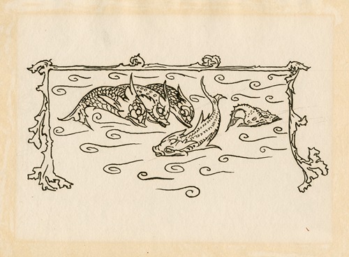 Decorative tail-piece to page 46 of Bell’s edition of The tempest