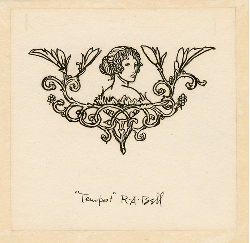 Designs for decorative tail-pieces to page 59 and page 61 of Bell’s edition of The tempest