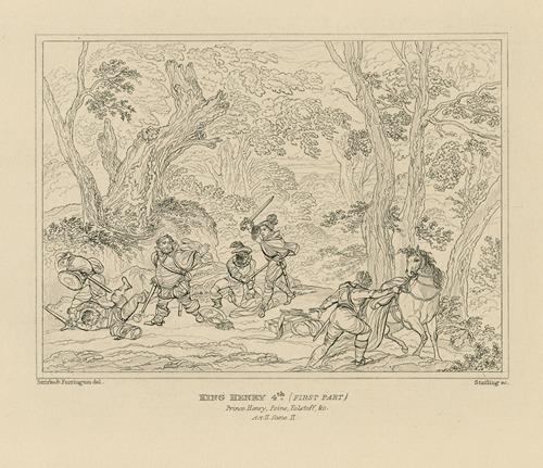 King Henry 4th [first part], Prince Henry, Poins, Falstaff &c., act II, scene II