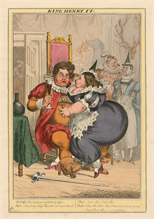 King Henry IV [part 2], Falstaff, Thou dost give me flattering busses