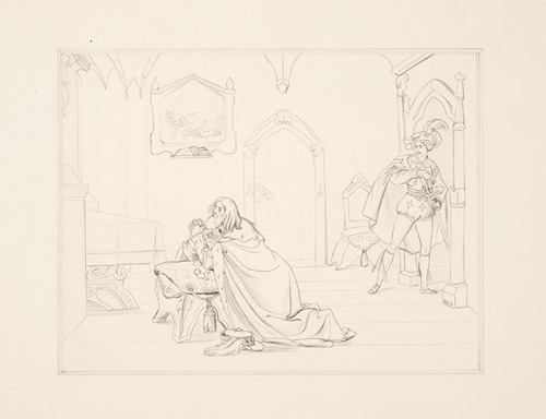 ‘No. Up, sword; and know thou a more horrid hent,’ [Hamlet], act III, sc. III