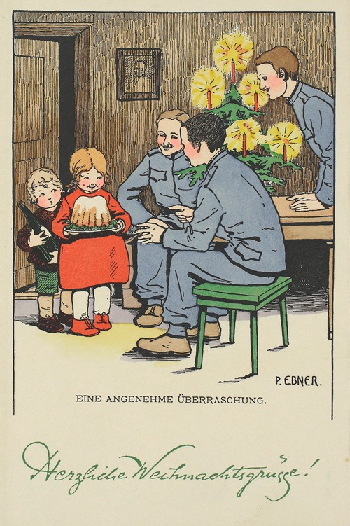 Eine angenehme Überraschung. Herzliche Weihnachtsgrüße!