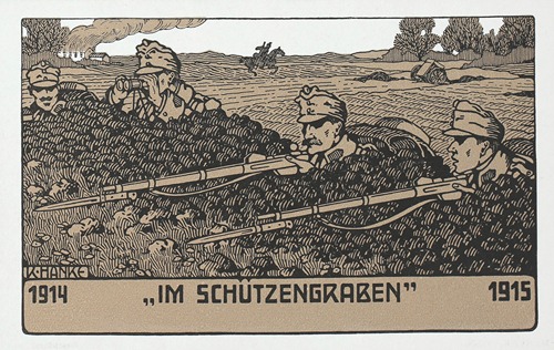 1914 Im Schützengraben 1915