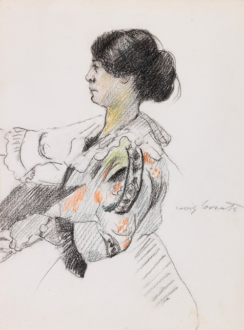 Bildnis einer jungen Dame (Charlotte Berend-Corinth im Profil)