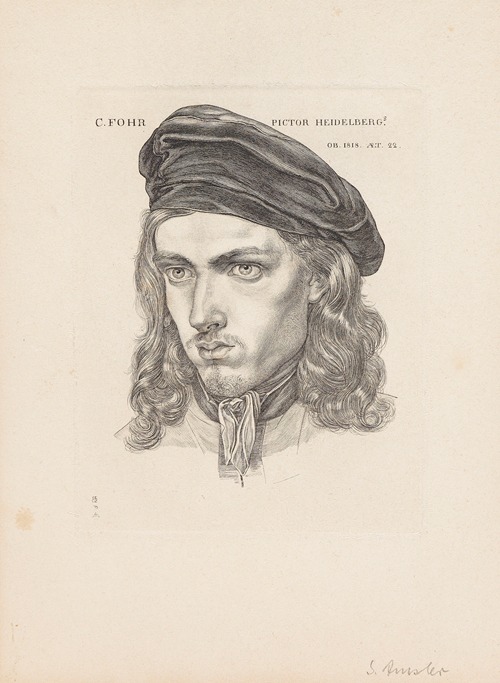 Bildnis des Malers Carl Philipp Fohr