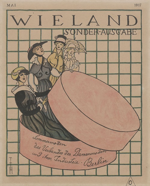 Titelillustration Wieland. Zeitschrift für Kunst und Dichtung, Mai 1917