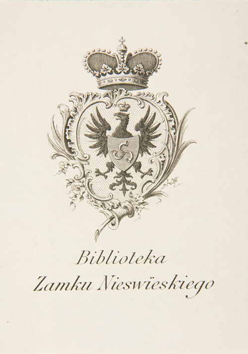 Ekslibris Biblioteki Zamku Nieświeskiego