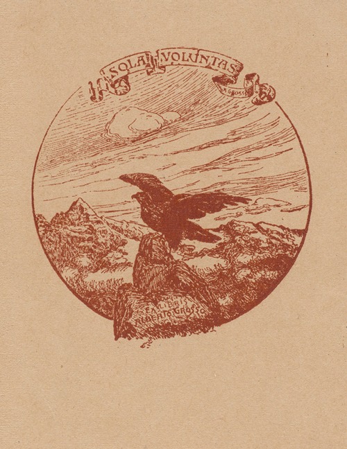 Bookplate of Alberto Grasso