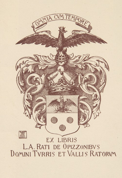 Luigi Amedeo Rati Opizzoni di Torre (1877-1946) – ekslibris