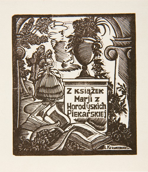 Ekslibris Marii z Horodyskich Piekarskiej