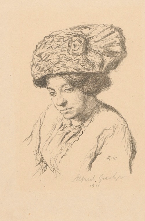Sinnendes Mädchen