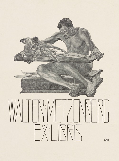 Bookplate of Walter Metzenberg