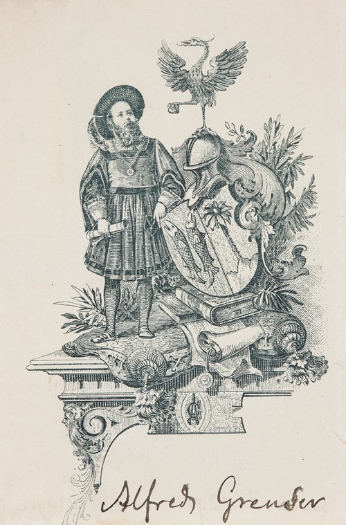 Alfred Grenser (1838-1891) – ekslibris