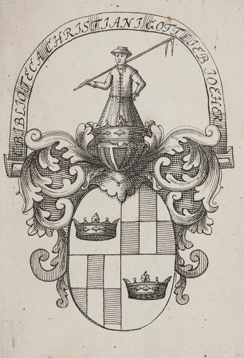 Christian Gottlieb Jöcher (1694-1758) – ekslibris