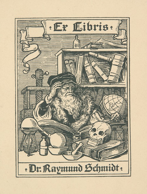 Dr Raymund Schmidt (1853-1933) – ekslibris