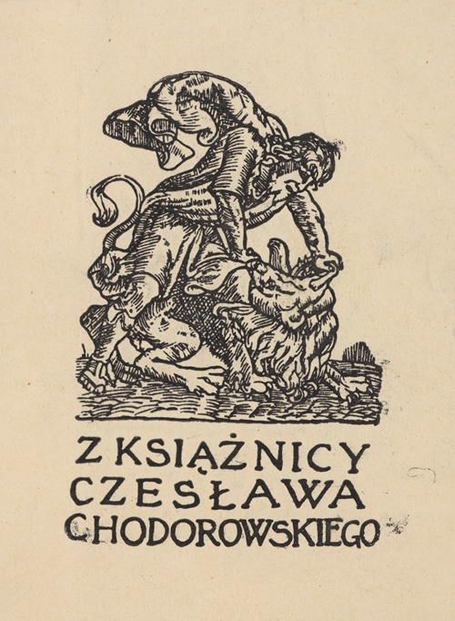 Ekslibris ks. Czesława Chodorowskiego
