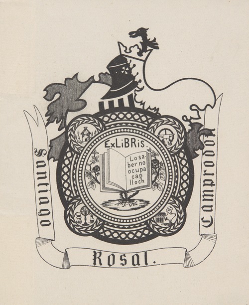 Ekslibris Santiago Rosal Camprodon