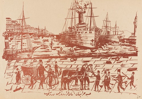 Fugitives from Istanbul boarding the ship