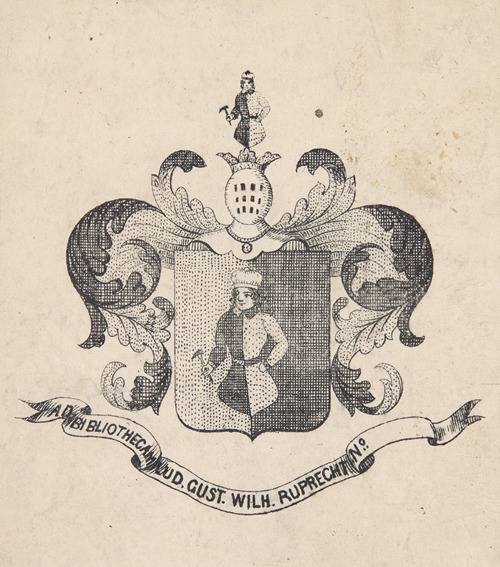 Ludwig Gustav Wilhelm Ruprecht – ekslibris