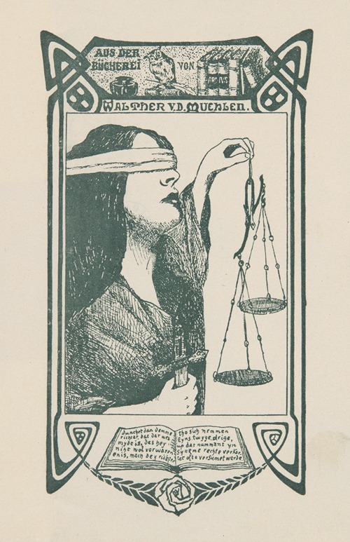 Walter v. d. Muehlen – ekslibris