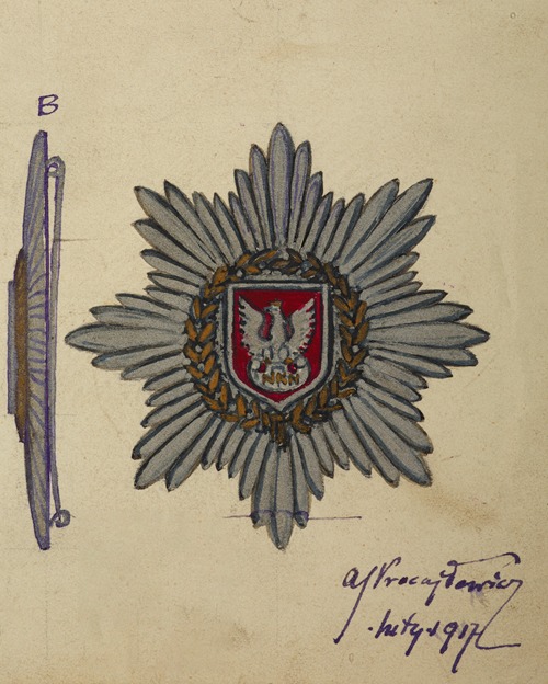 Design of the commemorative badge for the Supreme National Committee