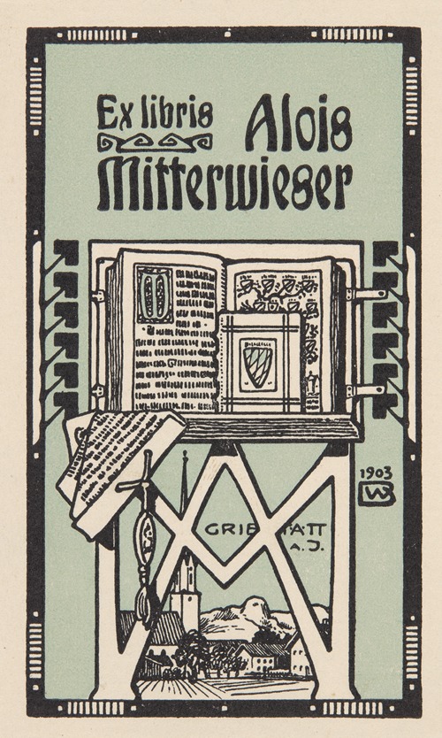 Ekslibris Alois Mitterwieser