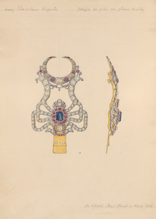 18th Century Szkofia (Aigrette) for Horse Headstall