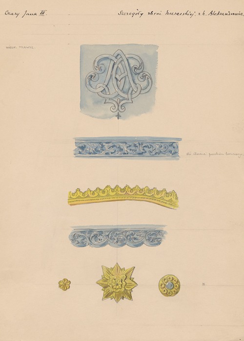 Details of a Hussar Armour with the Aleksandrowicz Coat of Arms
