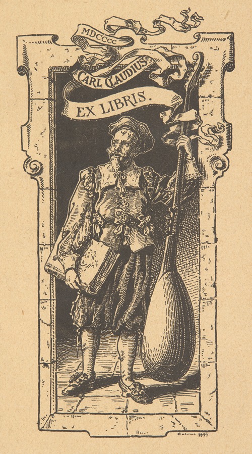 Ekslibris Carl Claudius (1855-1931)