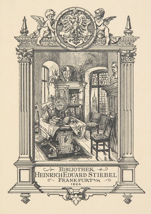 Ekslibris Heinricha Eduarda Stiebela