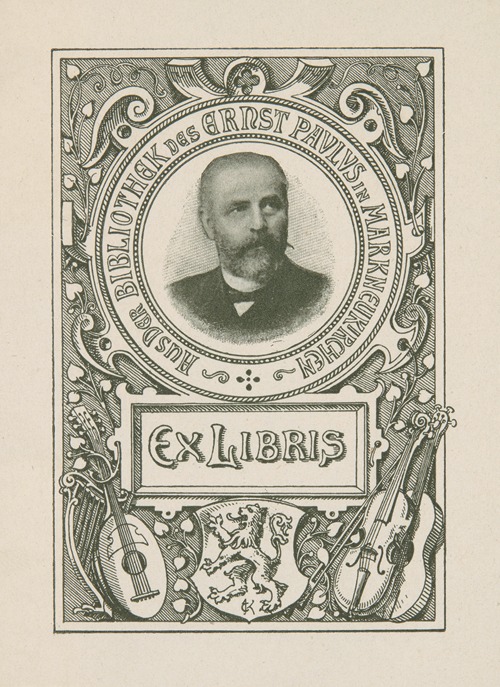 Ernst Paulus (Markneukirchen) – ekslibris