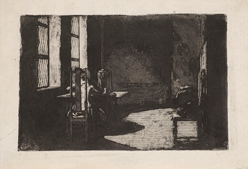 The artist in his mother’s room in Gdańsk