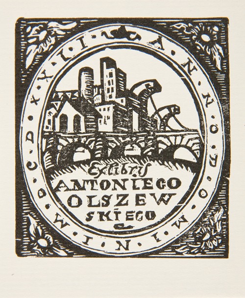 Ekslibris Antoniego Olszewskiego (1879–1942)