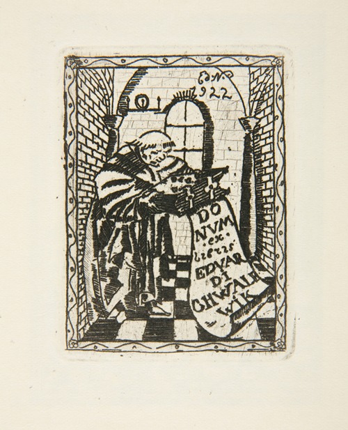 Ekslibris Edwarda Chwalewika (1873-1956)