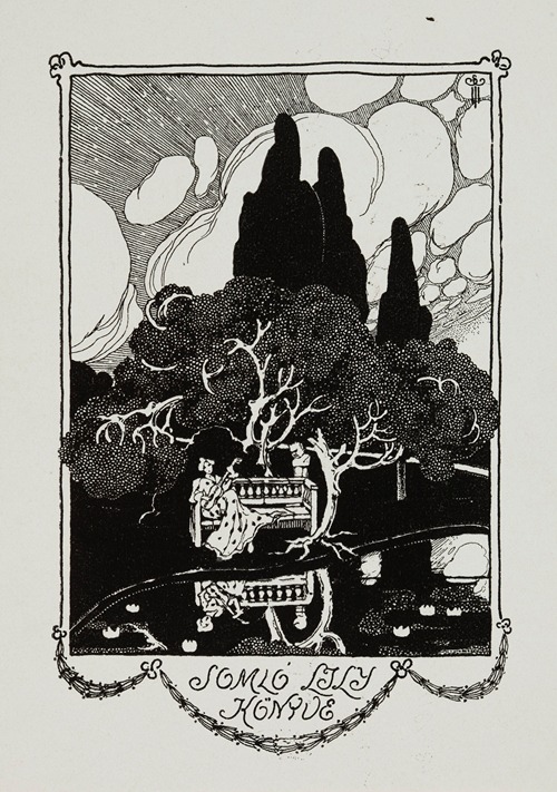 Bookplate; Somlo Lily Könyve