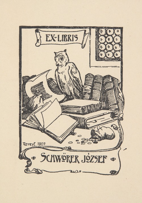 Ekslibris József Schwörer
