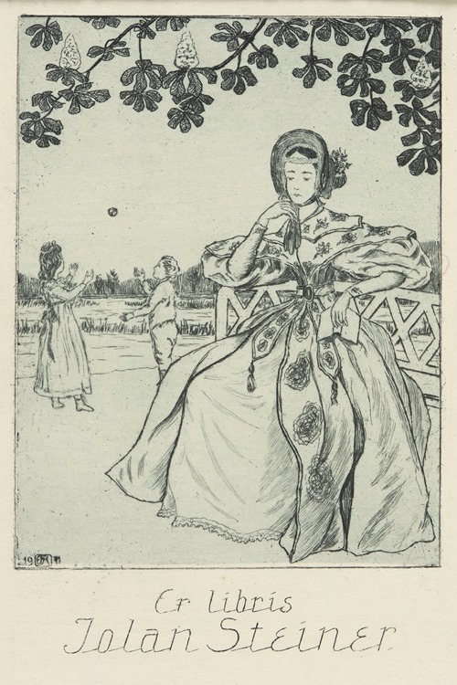 Bookplate of Jolan Steiner