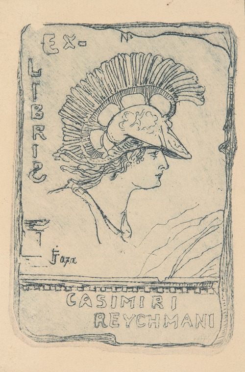 Bookplate of Kazimierz Reychman (1882-1936)
