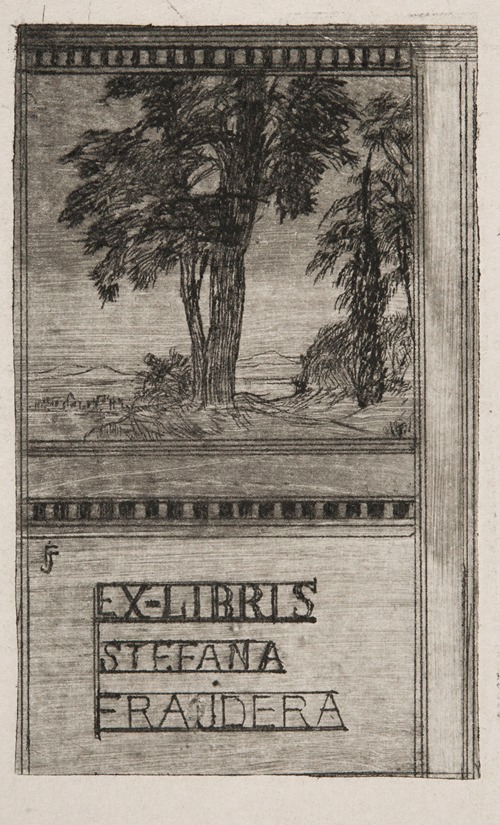 Bookplate of Stefan Freider